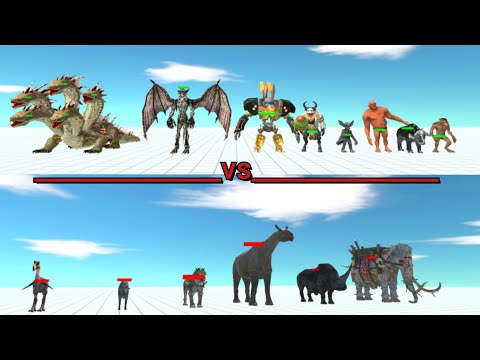 Fantasy vs Prehistoric Mammals - Animal Revolt Battle Simulator