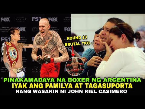 PINAKAMADAYANG BOXER NG ARGENTINA WASAK KAY QUADRO ALAS JOHN RIEL CASIMERO