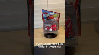 First shipping video - Sealed Cars Red Deluxe collectable. #packingorders #shipping #cars #ebay