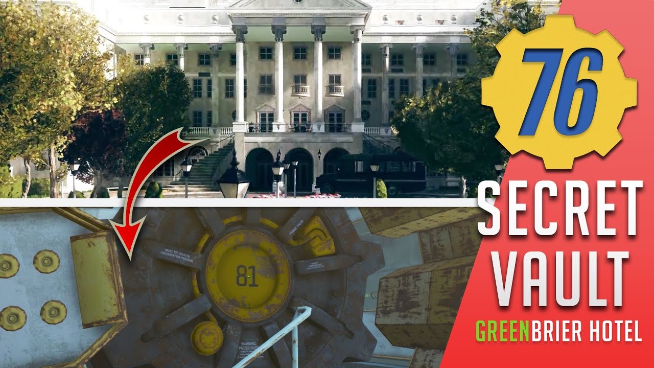 Greenbrier Hotel - Secret Enclave Robot Bunker | Fallout 76