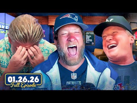 Patriots Going to Super Bowl, NFC Championship & CFB Playoff Clause | Wake Up Barstool Full Episode