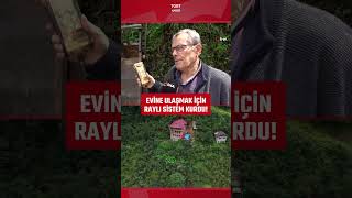 Evine Ulaşmak İçin Raylı Sistem Kurdu! #shorts