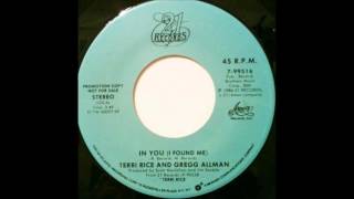 Terri Rice and Gregg Allman - In You (I Found Me) [Vinyl Rip]
