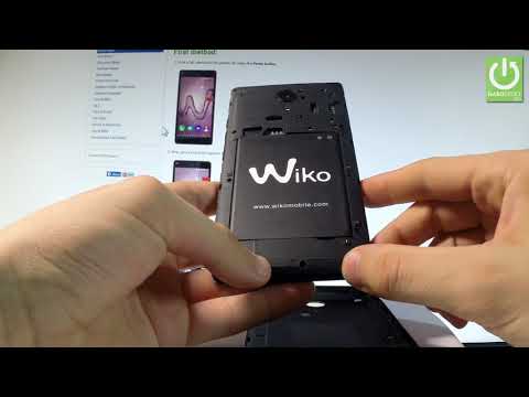 How to Remove Battery WIKO Robby - Open Back Cover / Restart