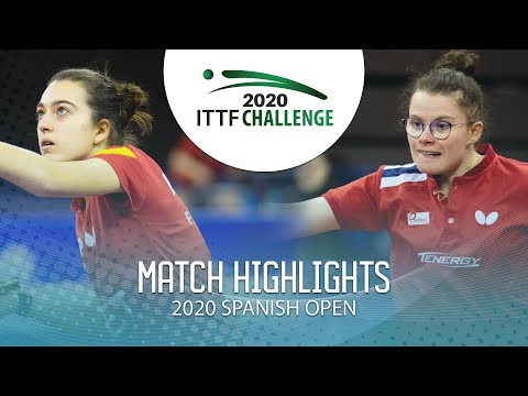 Oceane Guisnel vs Francisca Sastre | 2020 ITTF Spanish Open Highlights (Group)
