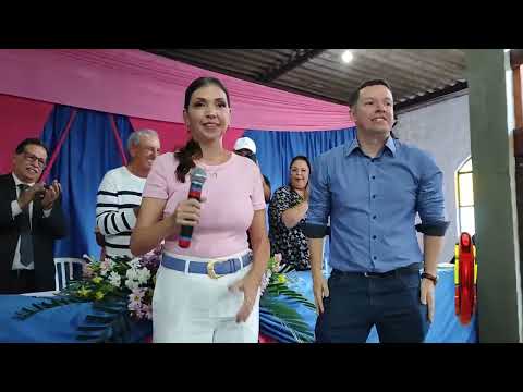 CONVENÇÃO DA PRÉ CANDIDATA A PREFEITA EVELIN NA DISK JÚ COM A PALAVRA EVELIN .