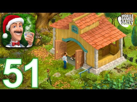 GARDENSCAPES NEW ACRES STORY Walkthrough Gameplay Part 51 - Day 34 (iOS Android)