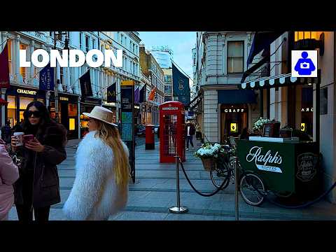 2026 London Walk 🇬🇧 SOHO to Mayfair | New Bond Street's Most Exclusive Shops [4K HDR]