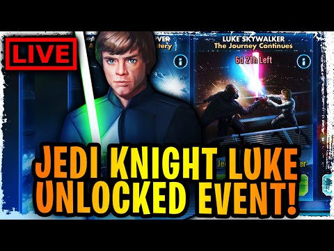 I DID NOT SPEND ANY MONEY TO UNLOCK JEDI LUKE! Jedi Knight Luke Skywalker Event + Unlock LIVE!
