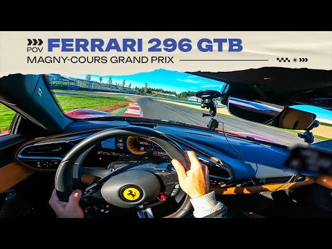 CRAZY FAST POV (284KM/H!!!) | FERRARI 296 GTB | HOTLAP | MAGNY-COURS