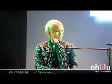 [Fancam] 120414 Guerilla Concert @ Lotte World - Heaven Cover (Eunkwang focus)