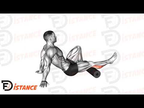Massage du mollet au rouleau (foam roller) - Exercice Massage du mollet au rouleau (foam roller) en vidéo Massage du mollet au rouleau (foam roller) - Exercice Massage du mollet au rouleau (foam roller) en vidéo