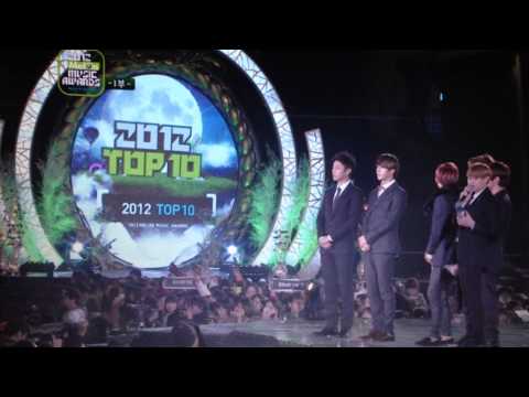 121214 BEAST - 2012 Top 10 @ Melon music Awards 2012