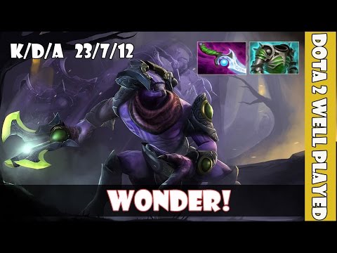 FACELESS VOID - 23 KILLS  WITH CUIRASS and DIFFUSAL BLADE - Dota 2
