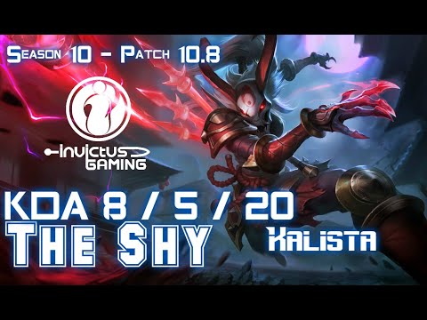IG The Shy KALISTA vs JAYCE Top - Patch 10.8 KR Ranked