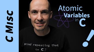 Making variables atomic in C