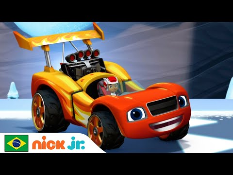 Capa de Blaze and the Monster Machines | Blaze corre no Dérbi Polar | Nick Jr. em Português