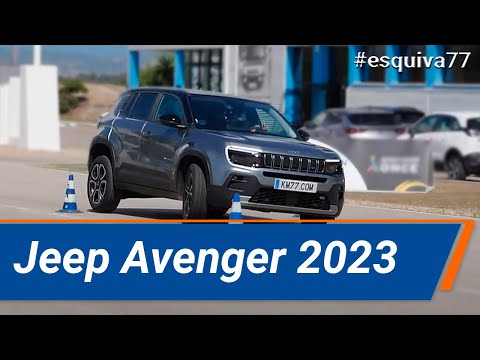 Jeep Avenger 2023 – Maniobra de esquiva (moose test) y eslalon | km77.com
