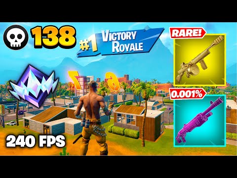138 Elimination "RANKED RELOAD” Gameplay Wins (Fortnite Chapter 7 Keyboard & Mouse)
