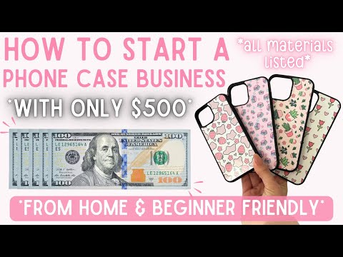 How to Start a Phone Case Business With Only $500 From Home |How to Make Phone Cases at Home to Sell