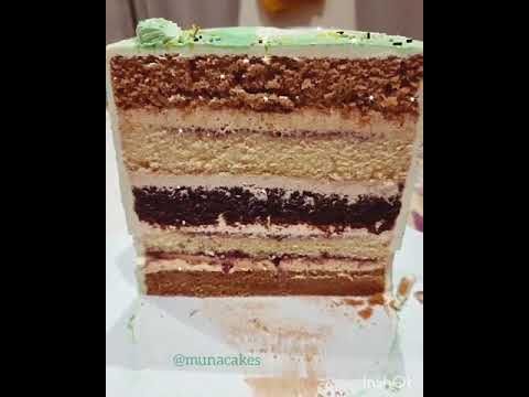 Jungle safari cake!🦁🐅 How to cut a tall cake into slices/sticks!🍰Luxury cake flavours! Yummy cakes!🤎