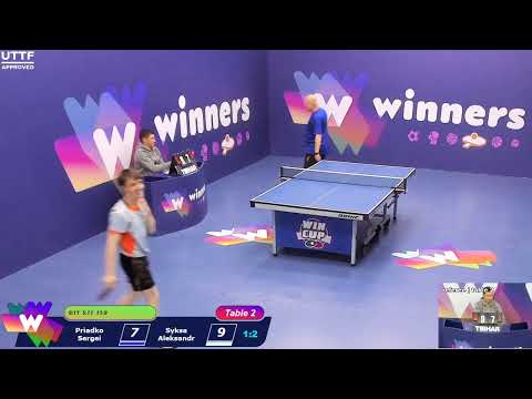 WINners CUP table 2  04.10 Priadko Sergei - Syksa Aleksandr  11:30