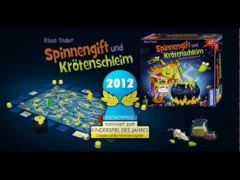 Nominiert zum Kinderspiel des Jahres 2012: Spinnengift und Krötenschleim