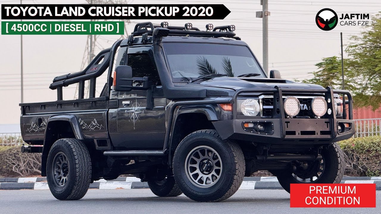 تويوتا لاند كروزر بيك آب HEAVY DUTY FRONT BUMPER | SINGLE CABIN | GR LEATHER SEATS | 4.5L DIESEL ENGINE | MANUAL TRANSMISSION video