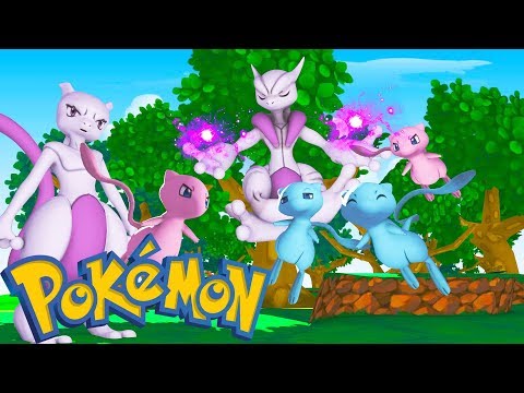 WHO'S YOUR FAMILY? MEGA MEWTWO E SHINY MEW NO MINECRAFT ( Pixelmon )