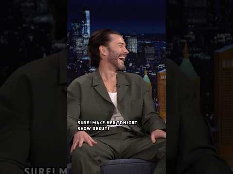 Jimmy is ready for #TomPelphrey & #KaleyCuoco two-year-old daughter to make her #FallonTonight debut