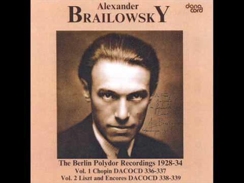 Alexander Brailowsky: Gnomenreigen Concert Etude 2 (Liszt) Video