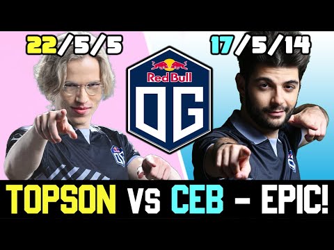 OG's STAR EPIC BATTLE! - TOPSON "LINA" vs CEB "LIFESTEALER" DOTA 2