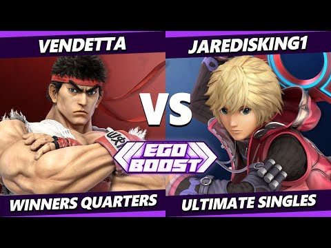 EGOBOOST - Jaredisking1 (Shulk) Vs. Vendetta (Ryu) Smash Ultimate - SSBU