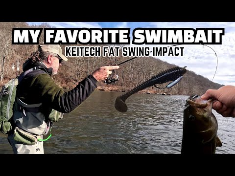 The Best Swimbait | River Fishing with the Keitech FAT SWING IMPACT