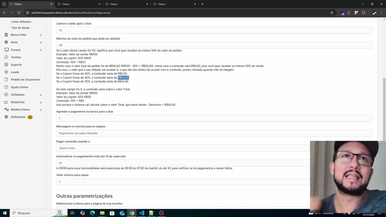 Afiliados para Perfex CRM
