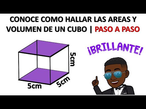 COMO HALLAR LAS AREAS Y VOLUMEN DE UN CUBO | AREA LATERAL Y TOTAL