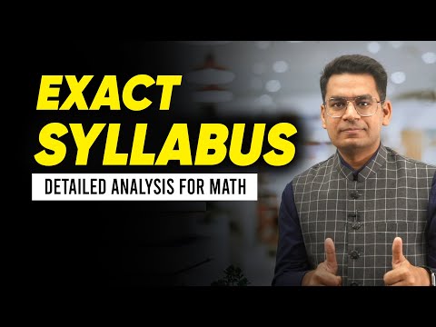 Exact Math Syllabus for JEE Main 2024 | In Depth Analysis | Must Watch | Anup Sir