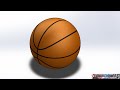 Solidworks Tutorial Sketch Model 17 Basketball
