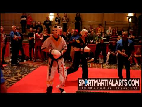 2012 Diamond Nationals - Jason Grenier v Zsolt Moradi - Men's Sparring Run offs