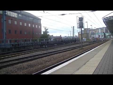 GBRf Class 66 722 'Sir Edward Watkin' passes Newcastle