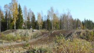 preview picture of video 'Jalasjärven Motocross -radalla 10.10.2009'