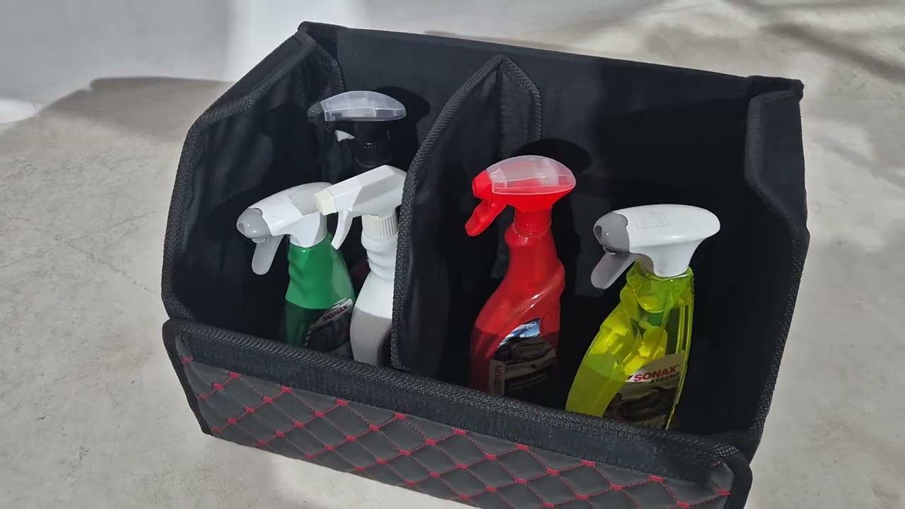 Сумка-органайзер в багажник ECO (50x30x30, Eco-RED) Video 1