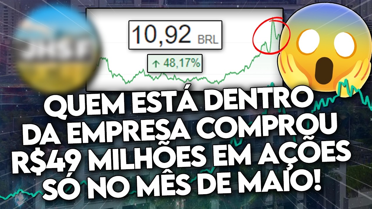 10 AÇÕES que os DONOS e DIRETORES estão COMPRANDO! (Por que os INSIDERS COMPARARAM TANTO?) - TOP 10