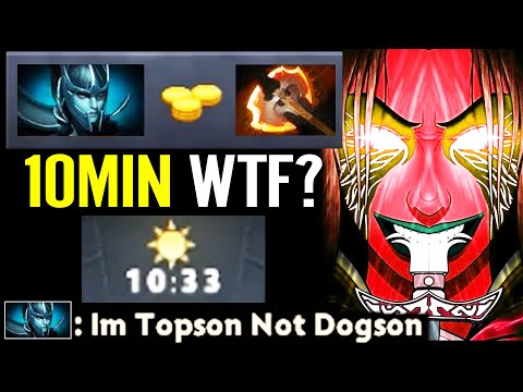 DOGSON? NO! TOPSON IS GODSON - WTF 10min Fury Fast Farm Phantom Assasin Build Dota 2 Pro Guide