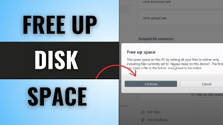 How to Free Up Disk Space in OneDrive