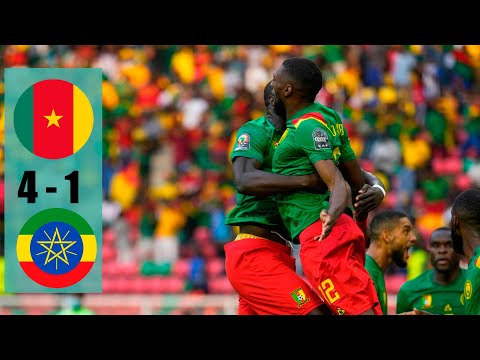 Cameroon vs Ethiopia 4-1 Highlights & Goals | Africa Cup of Nations