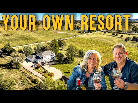 Multigenerational RESORT on just 10 acres | 6 br 7 ba House + Workshop