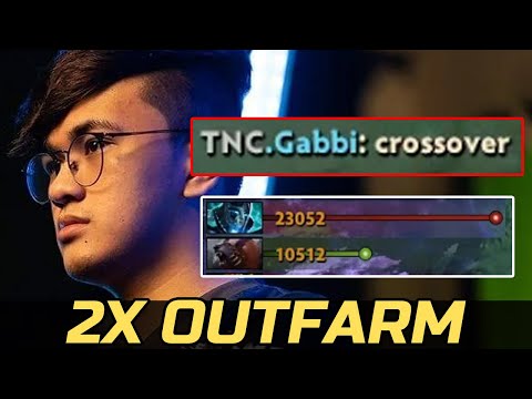 GABBI 2X OUTFARMING ENEMY CARRY - PHANTOM ASSASSIN 1200 CRIT DOTA 2