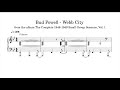 Bud Powell - Webb City (1946, with Fats Navarro) - Piano Transcription