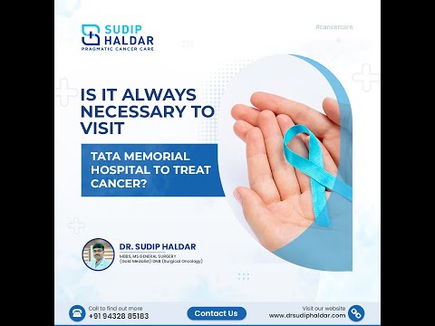 Expert Insight: Quality Cancer Treatment Is Available Locally - Dr. Sudip Haldar's Reassurance